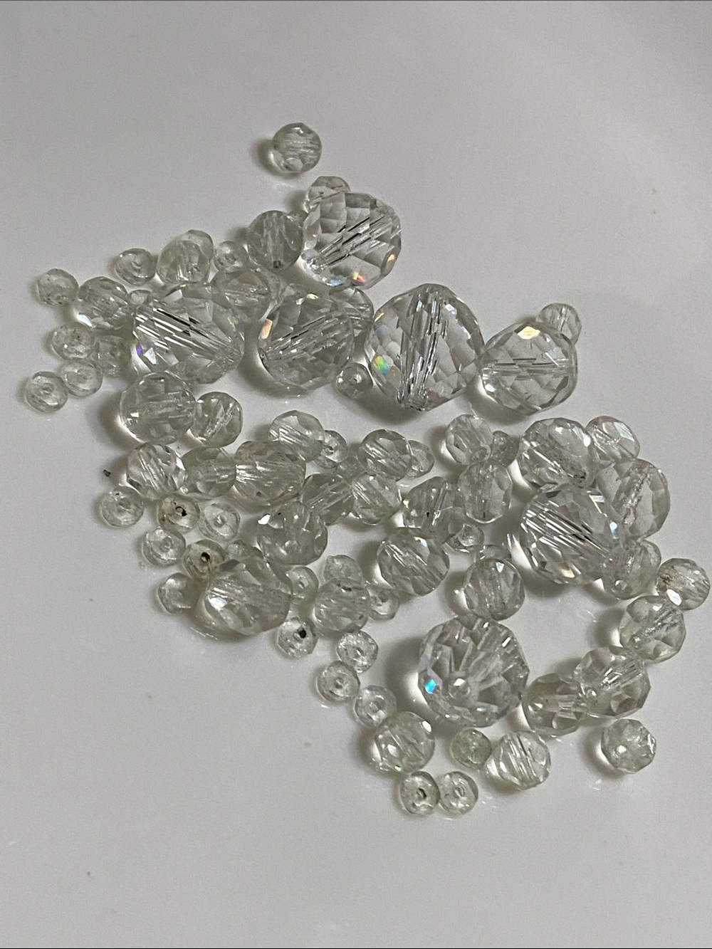 Clear Crystal Bead Mix